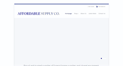 Desktop Screenshot of funeral-home-supplies.com