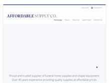 Tablet Screenshot of funeral-home-supplies.com